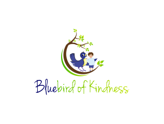 Bluebird of Kindness  logo design by ROSHTEIN