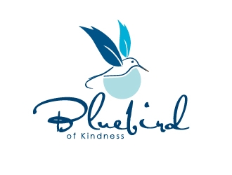 Bluebird of Kindness  logo design by Marianne