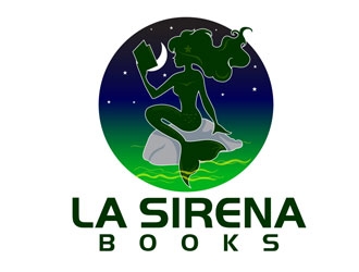 La Sirena Books logo design by LogoInvent