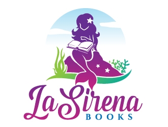 La Sirena Books logo design by jaize