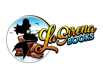La Sirena Books logo design by Aelius