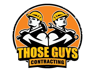 THOSE GUYS CONTRACTING logo design by Suvendu