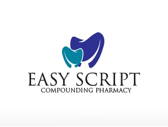 Easy script compounding pharmacy or Queen street Compounding Pharmacy logo design by dzakyfauzan
