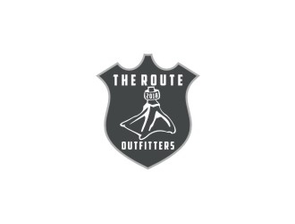 The Route Outfitters  logo design by bricton