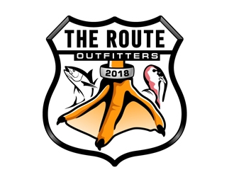 The Route Outfitters  logo design by DreamLogoDesign