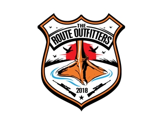 The Route Outfitters  logo design by DreamLogoDesign