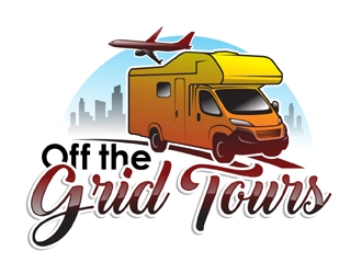 Off the Grid Tours logo design by MAXR