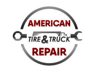 American Tire & Truck Repair logo design by BeezlyDesigns