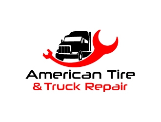 American Tire & Truck Repair logo design by Suvendu