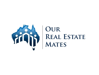 Our Real Estate Mates logo design by Suvendu