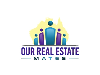 Our Real Estate Mates logo design by Suvendu