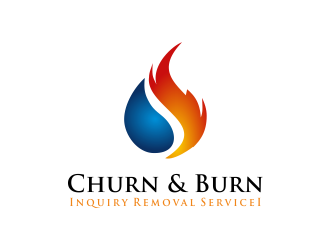 Logo Name: Churn & Burn      Tageline: Inquiry Removal ServiceI  logo design by Girly