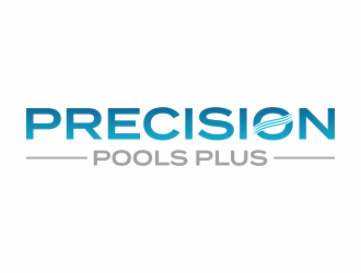 Precision Pools Plus  logo design by savana