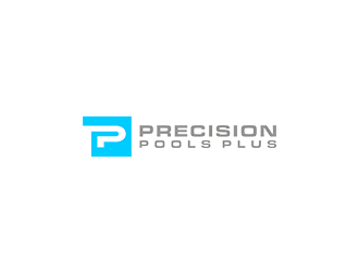 Precision Pools Plus  logo design by checx