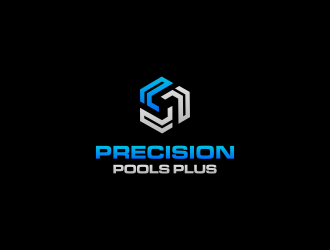Precision Pools Plus  logo design by Asani Chie