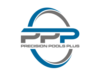Precision Pools Plus  logo design by rief