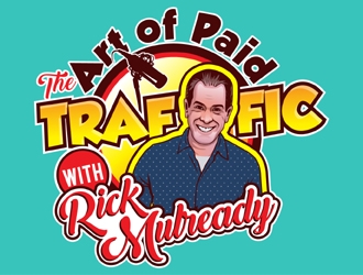 The Art of Paid Traffic with Rick Mulready logo design by MAXR