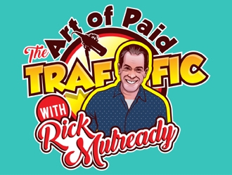 The Art of Paid Traffic with Rick Mulready logo design by MAXR