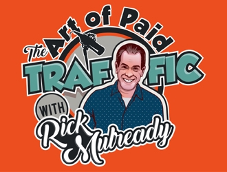 The Art of Paid Traffic with Rick Mulready logo design by MAXR