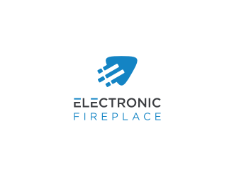 Electronic Fireplace logo design by Susanti