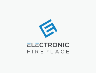 Electronic Fireplace logo design by Susanti