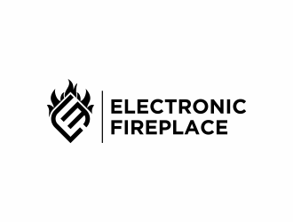Electronic Fireplace logo design by ammad