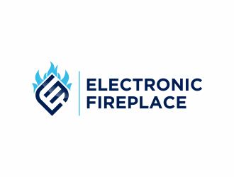 Electronic Fireplace logo design by ammad