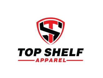 Top Shelf Apparel logo design by Roma