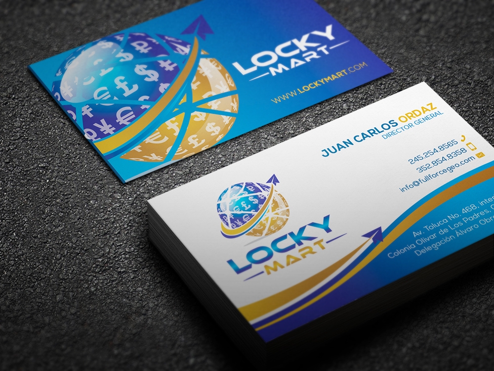 LOCKY MART (SA DE CV) logo design by aamir
