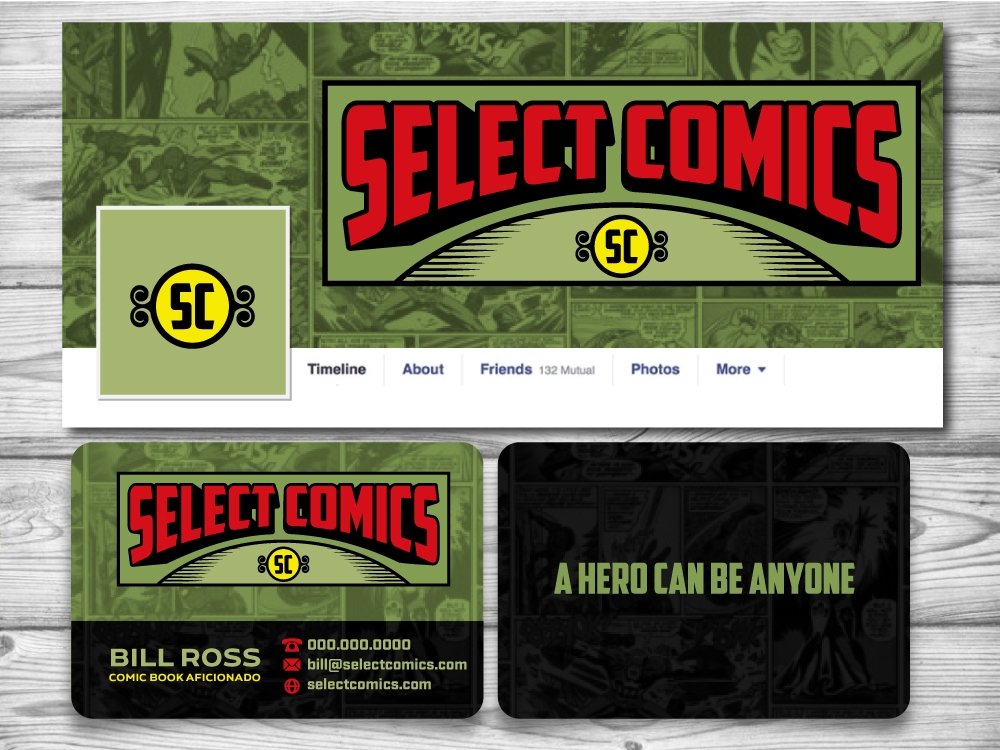 Select Comics logo design by jaize