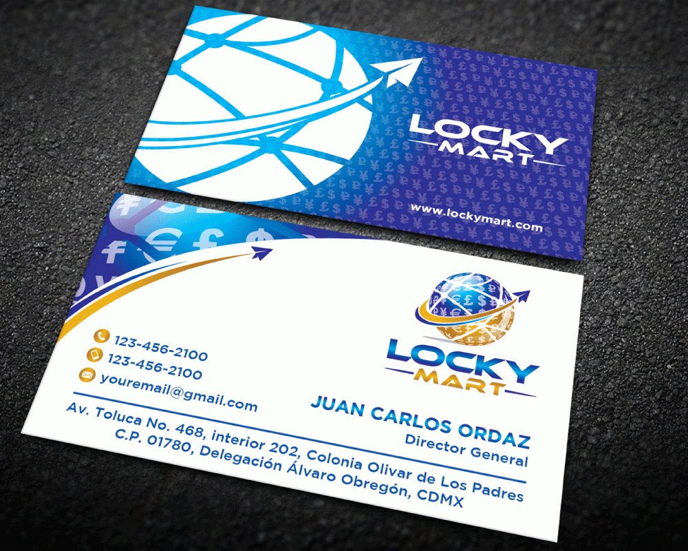 LOCKY MART (SA DE CV) logo design by Boomstudioz