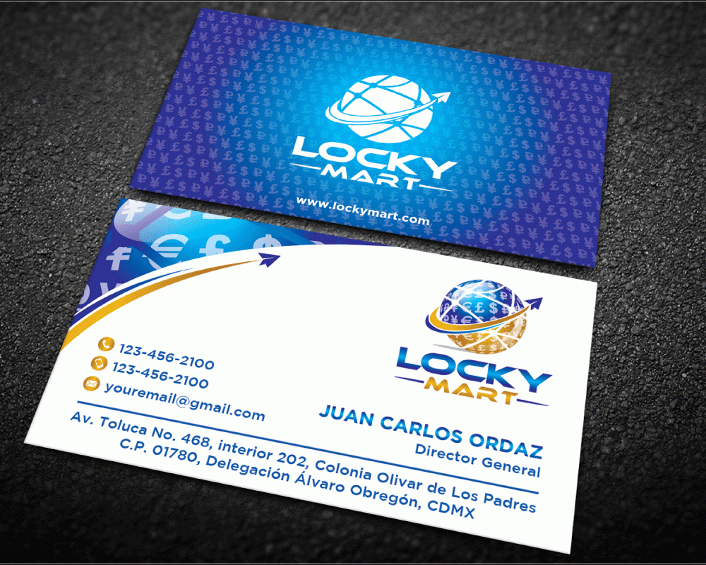LOCKY MART (SA DE CV) logo design by Boomstudioz