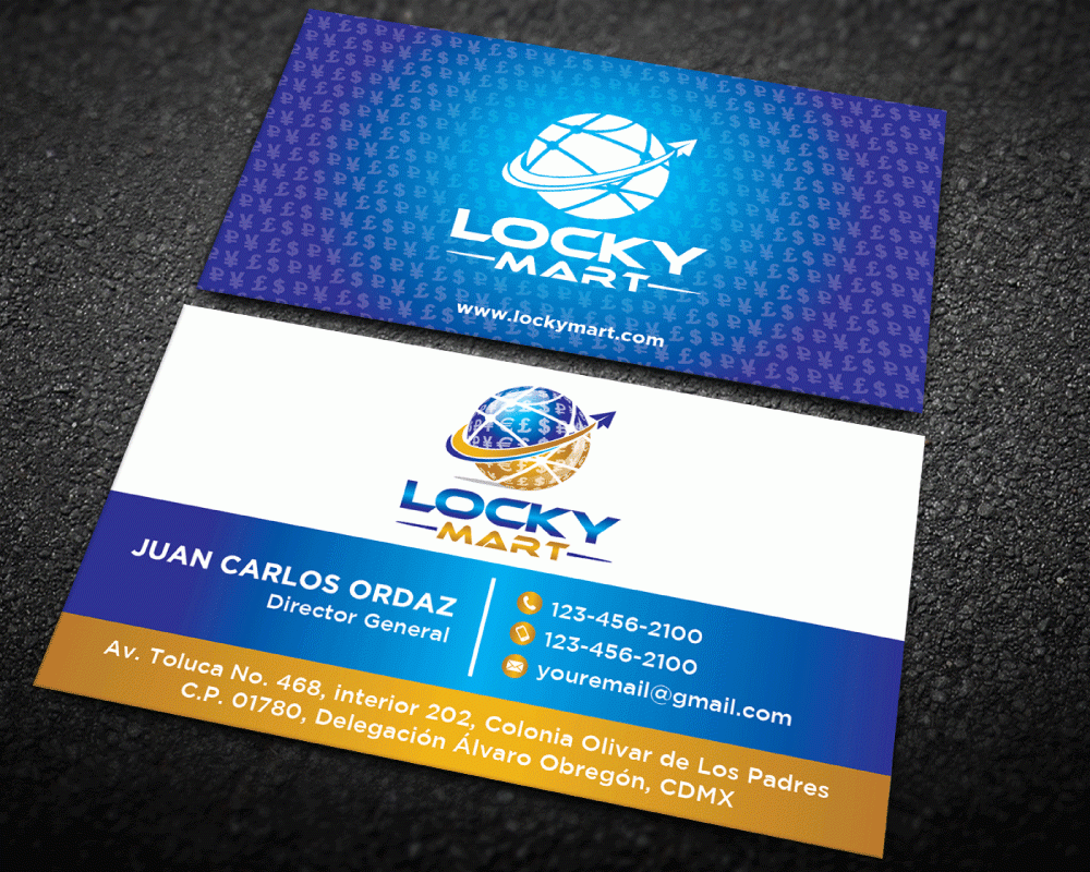 LOCKY MART (SA DE CV) logo design by Boomstudioz