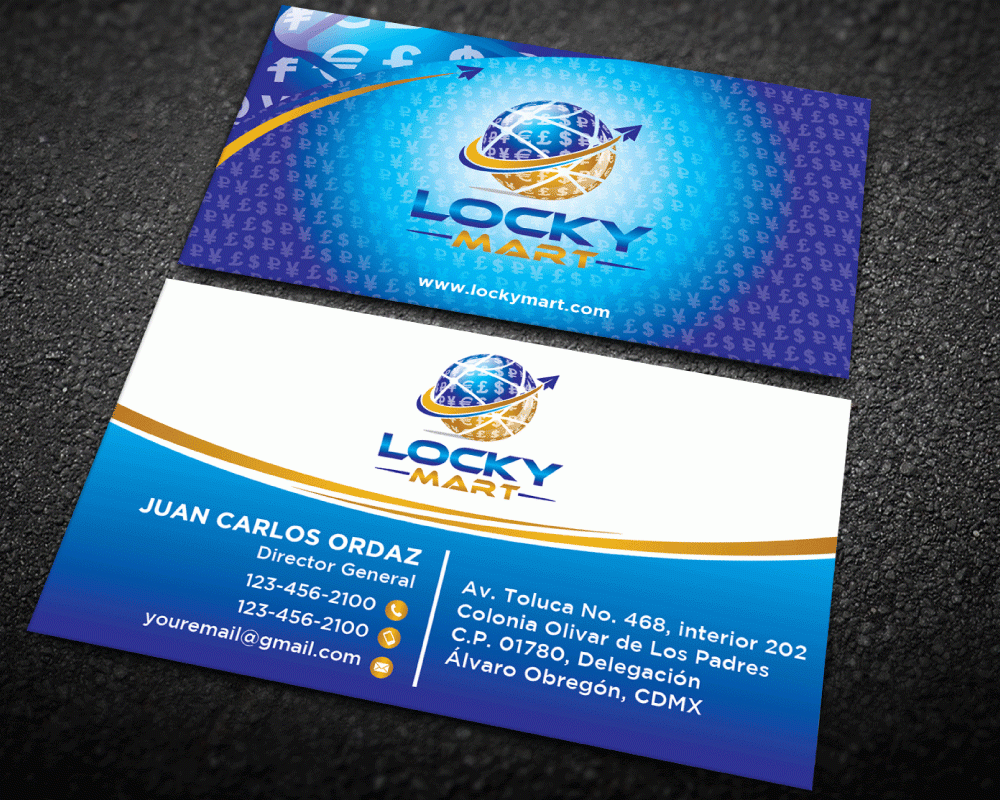 LOCKY MART (SA DE CV) logo design by Boomstudioz