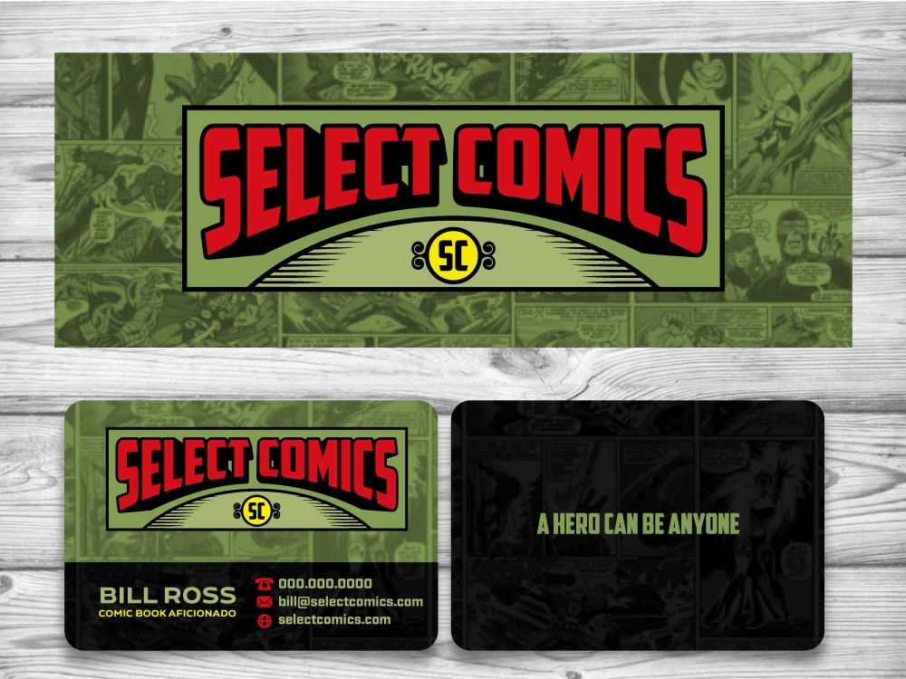 Select Comics logo design by jaize