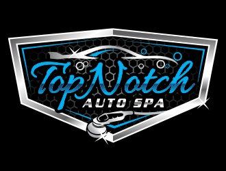 TopNotch Auto Spa logo design by ruki