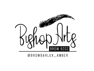 Bishop Arts Brow Boss logo design by Roco_FM