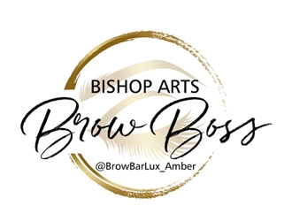 Bishop Arts Brow Boss logo design by ingepro