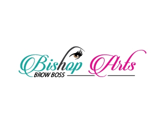Bishop Arts Brow Boss logo design by adwebicon