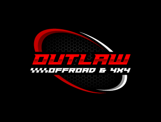 Outlaw 4x4 logo design by pencilhand