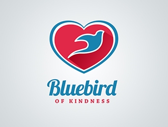 Bluebird of Kindness  logo design by XyloParadise