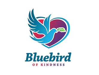 Bluebird of Kindness  logo design by XyloParadise