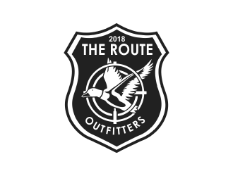 The Route Outfitters  logo design by giphone