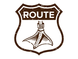The Route Outfitters  logo design by jaize