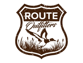 The Route Outfitters  logo design by jaize