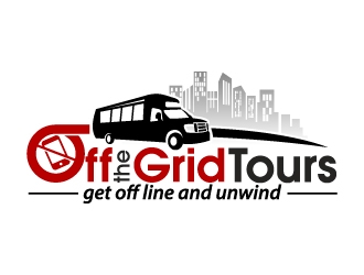 Off the Grid Tours logo design by jaize