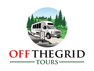 Off the Grid Tours logo design by CreativeMania