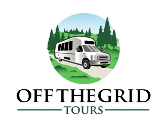 Off the Grid Tours logo design by CreativeMania