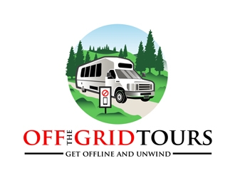 Off the Grid Tours logo design by CreativeMania