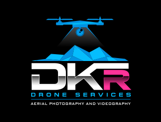 DKR Drone Services logo design by Cekot_Art